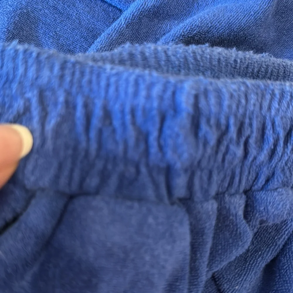 Urban Outfitters Edikted Royal Blue Terry cloth Sweatpants S Casual Wide Leg